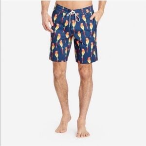 Bonobos Partot 9" Swim Trunks Boardshort Navy Men's Size‎ 34